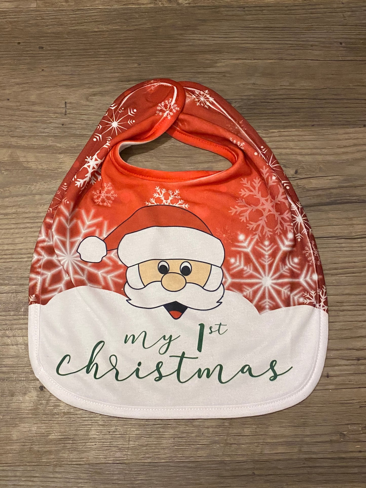 First Christmas Bib