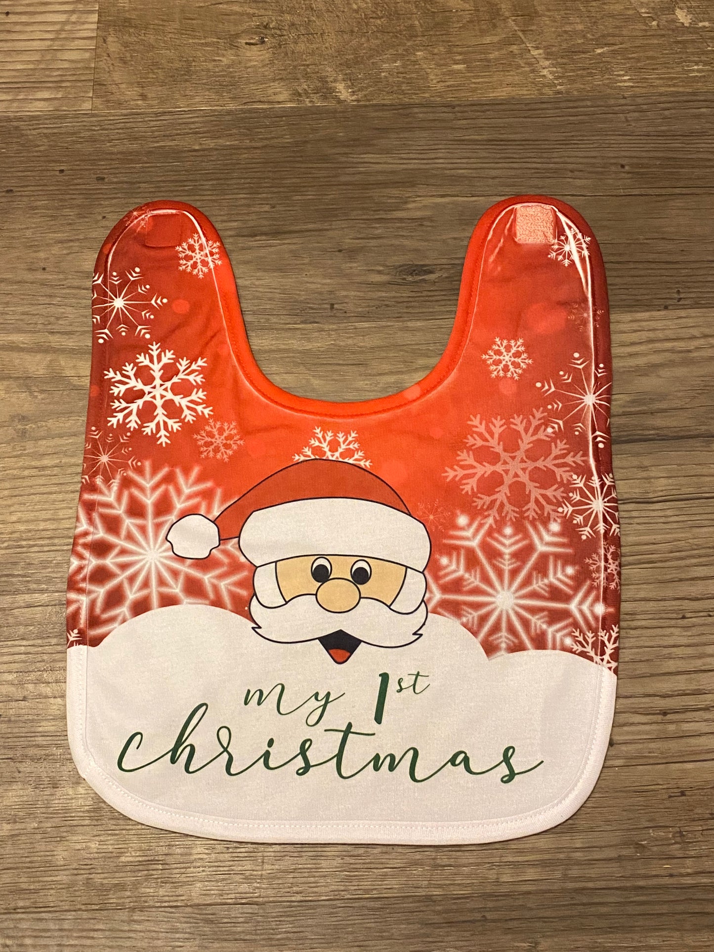 First Christmas Bib