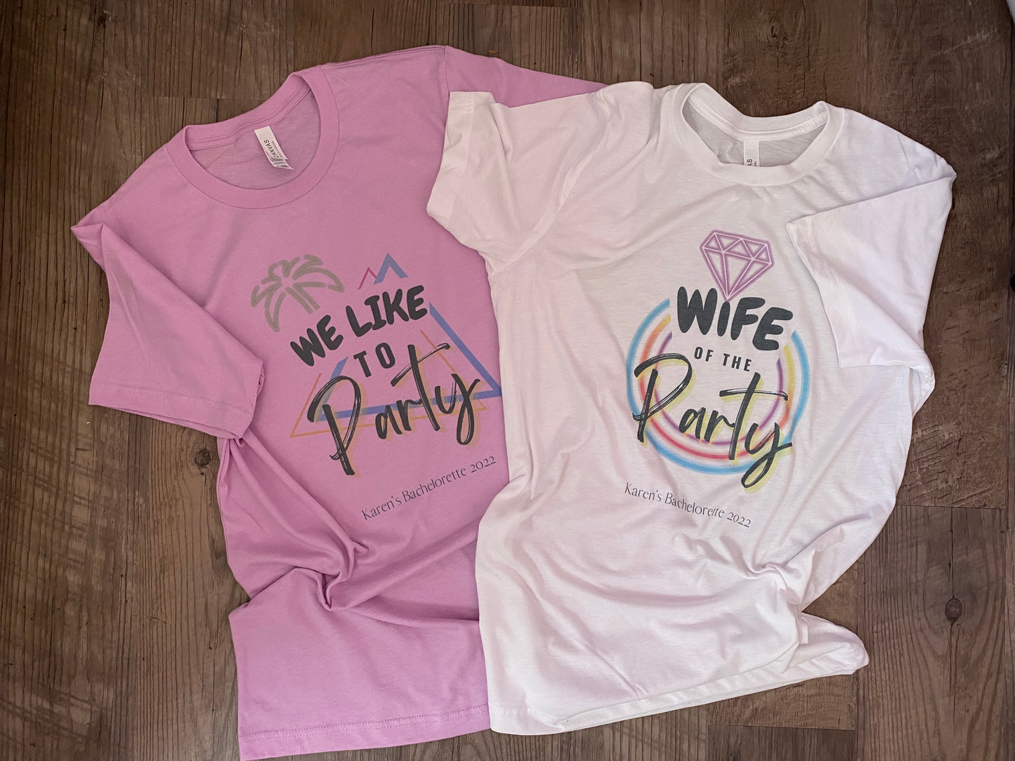 Bachelorette Party Shirts