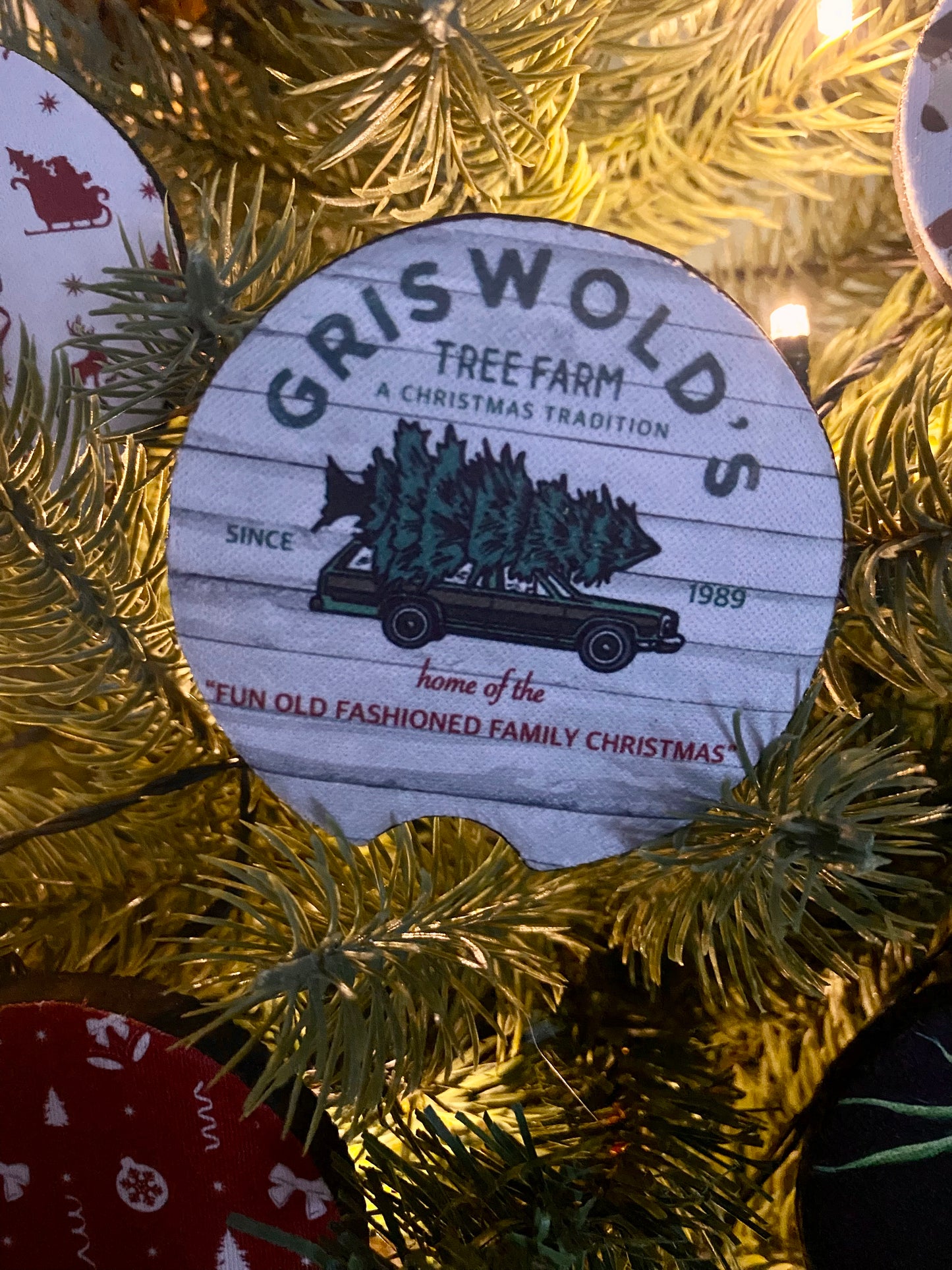 Tree Farm Car Coaster