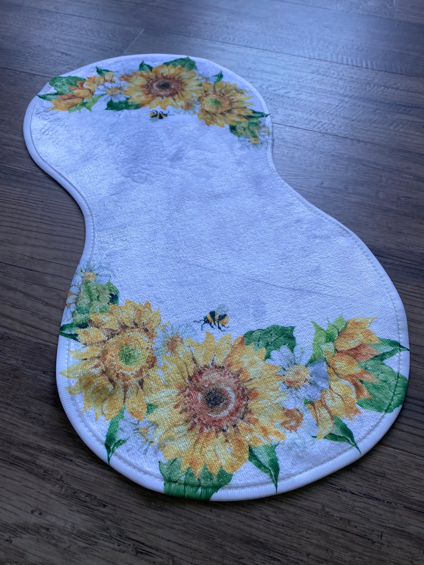 Sunflower Burp Cloth