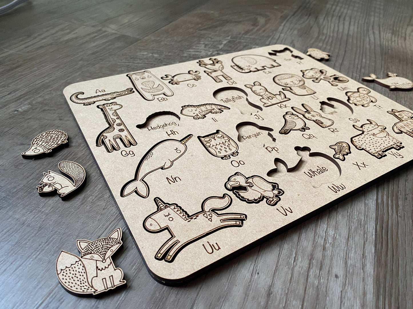 Animal Alphabet Puzzle