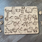 Animal Alphabet Puzzle