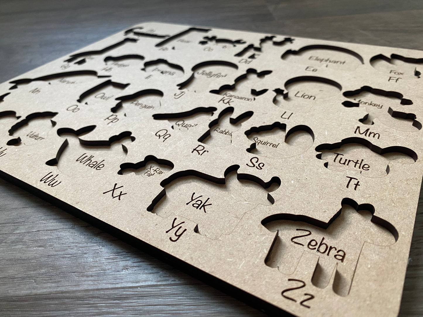 Animal Alphabet Puzzle