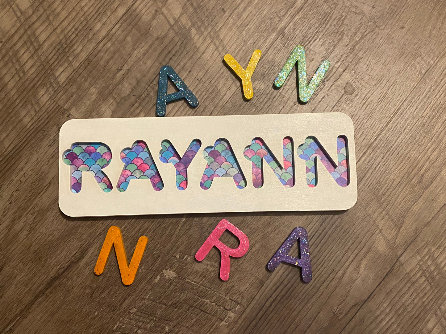 Name Puzzle- Wood