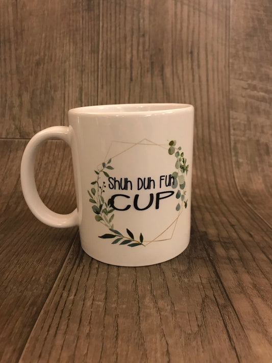 Shuh Duh Fuh Cup- Gold & Green