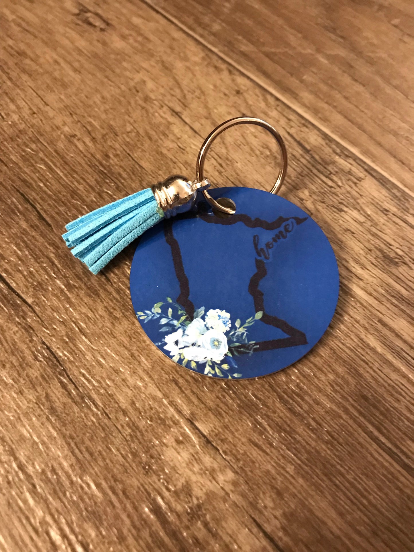 MN Blue Keychain