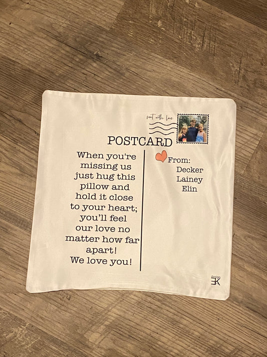 Postcard Pillow