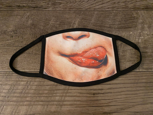 Freckle Tongue Out Mask