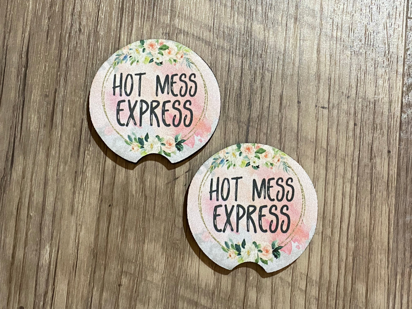 Hot Mess Car Coaster