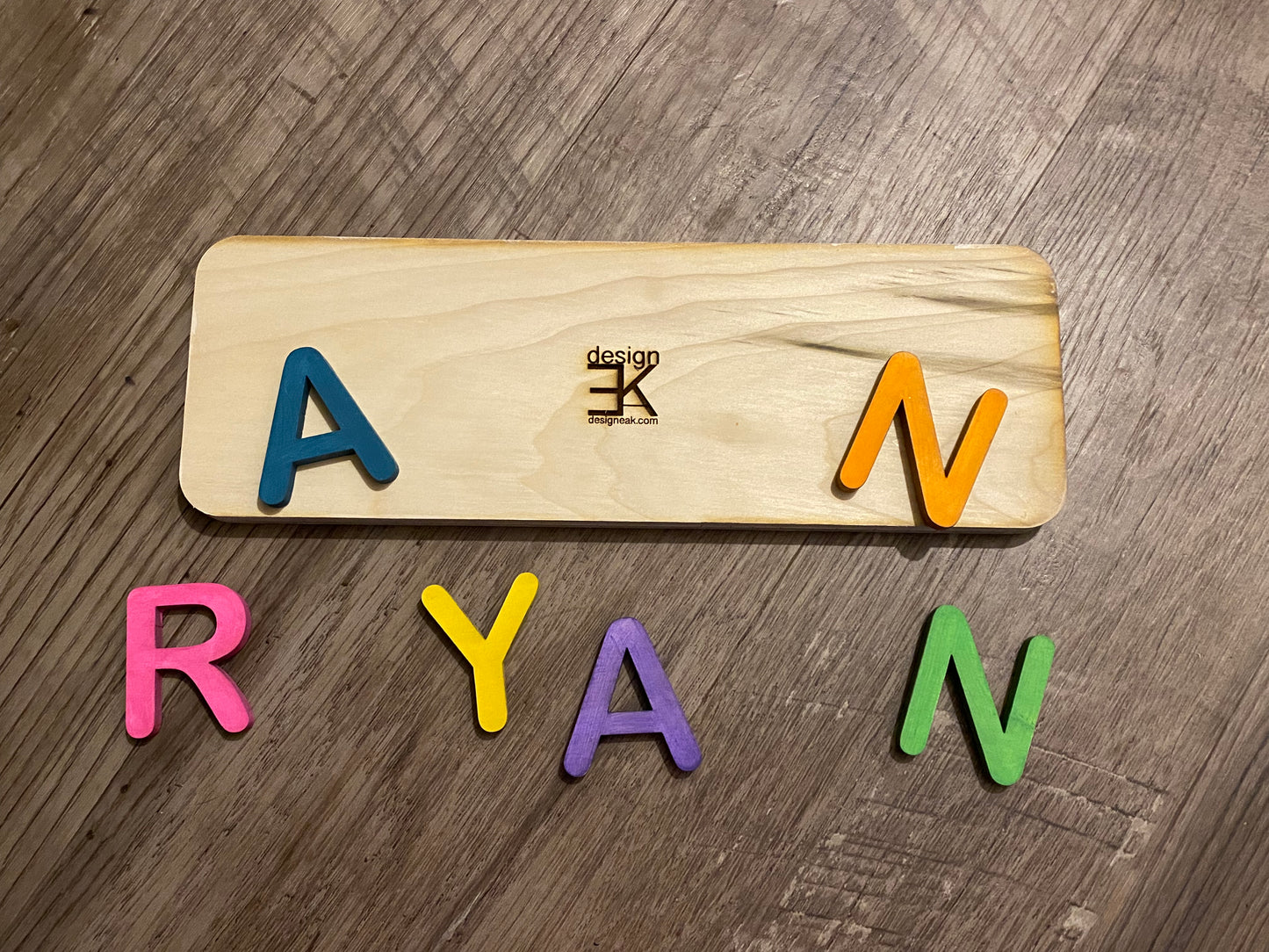 Name Puzzle- Wood